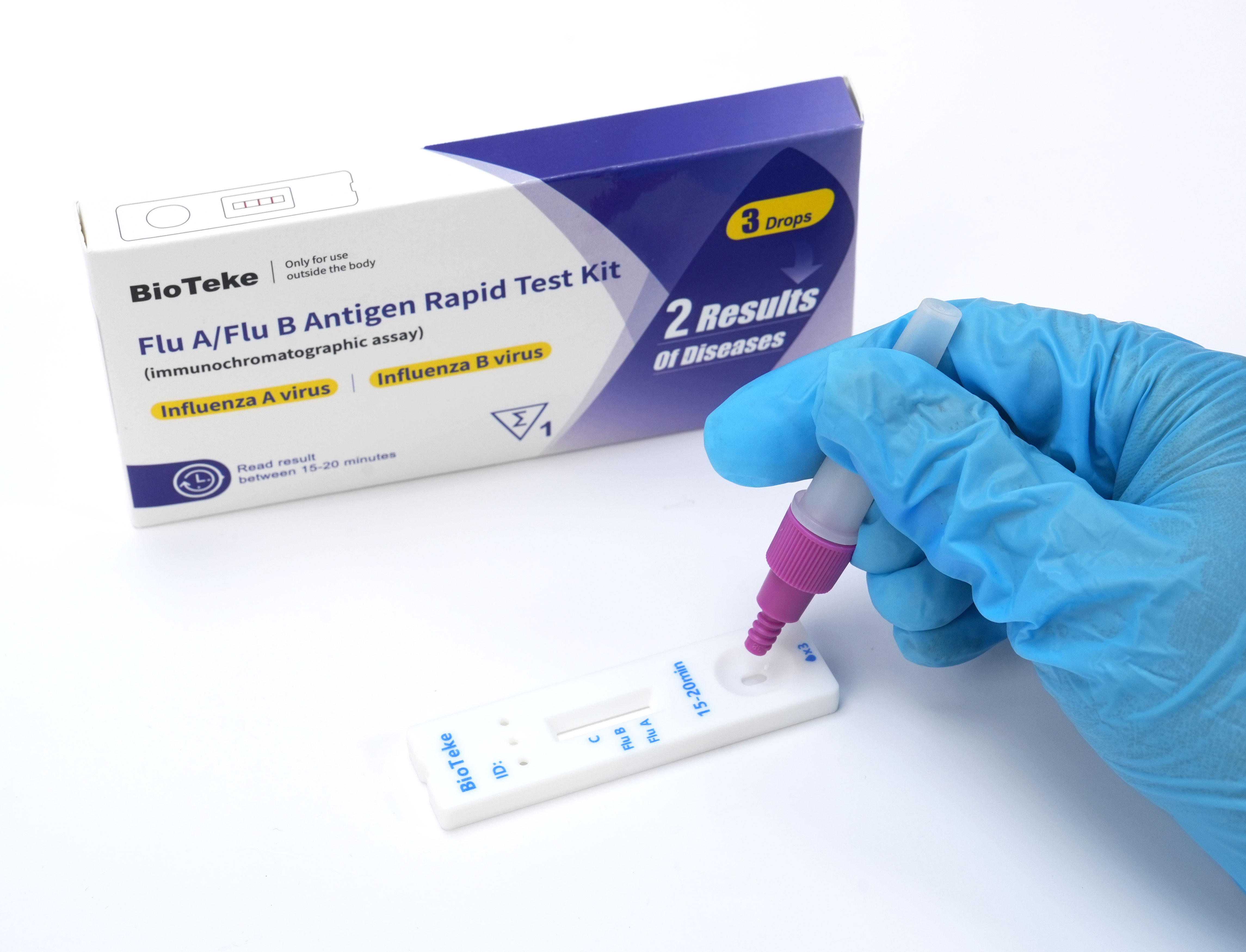 Flu A / Flu B Antigen Rapid Test Kit 