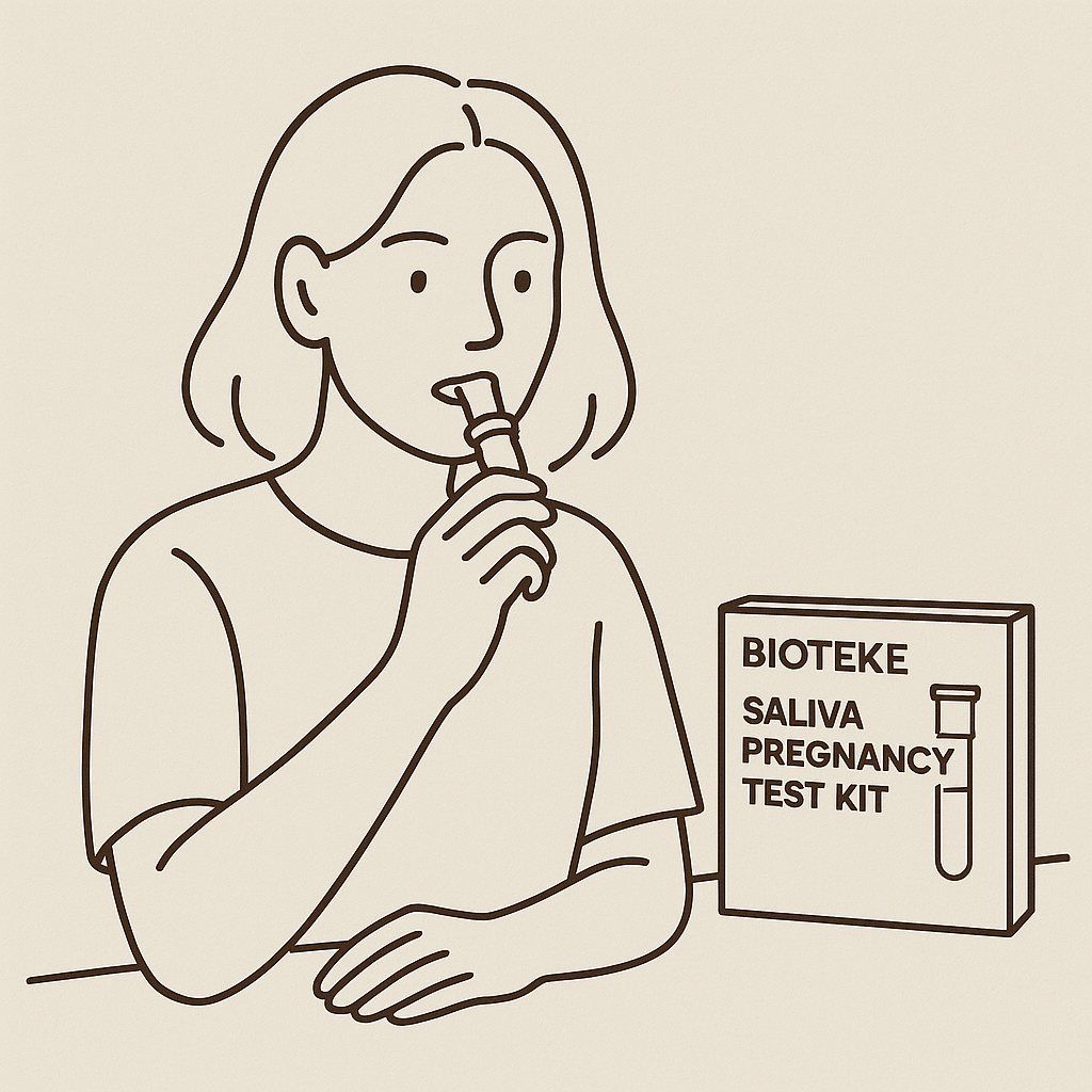 Bioteke Saliva Pregnancy Test Kit: A New Era in Private, Non-Invasive Pregnancy Testing
