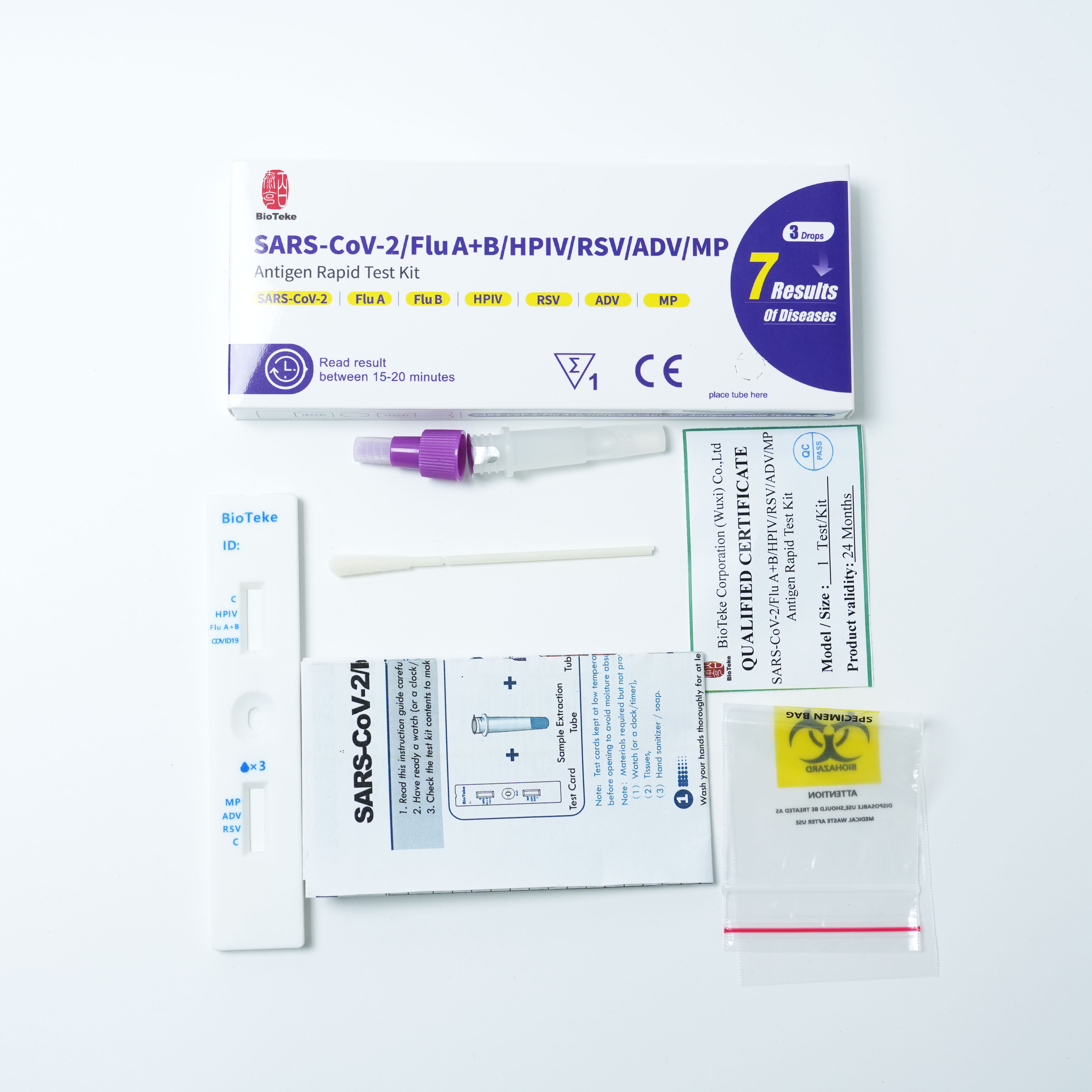 New Products Are Online! 7 In 1 Respiratory Multiple Pathogen Antigen Test Kit!