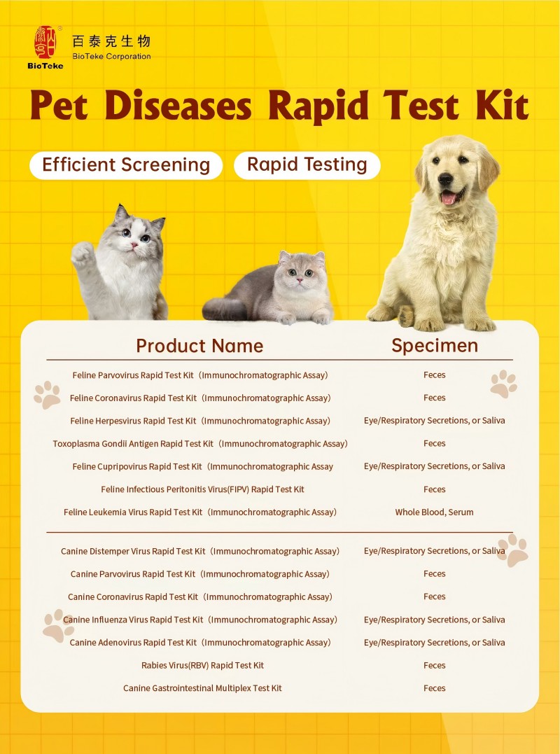 bioteke pet diseases test kit