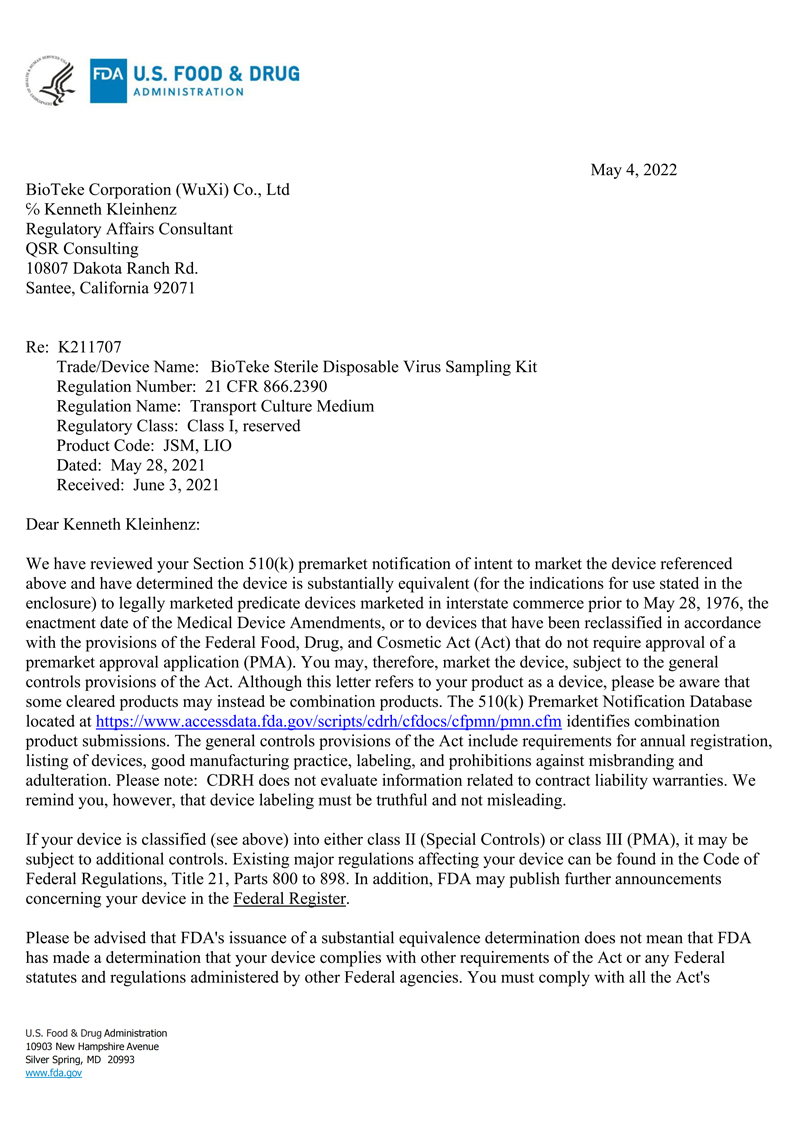 FDA 510(k) Cleared FDA clearance based on substantial equivalence to a legally marketed device.