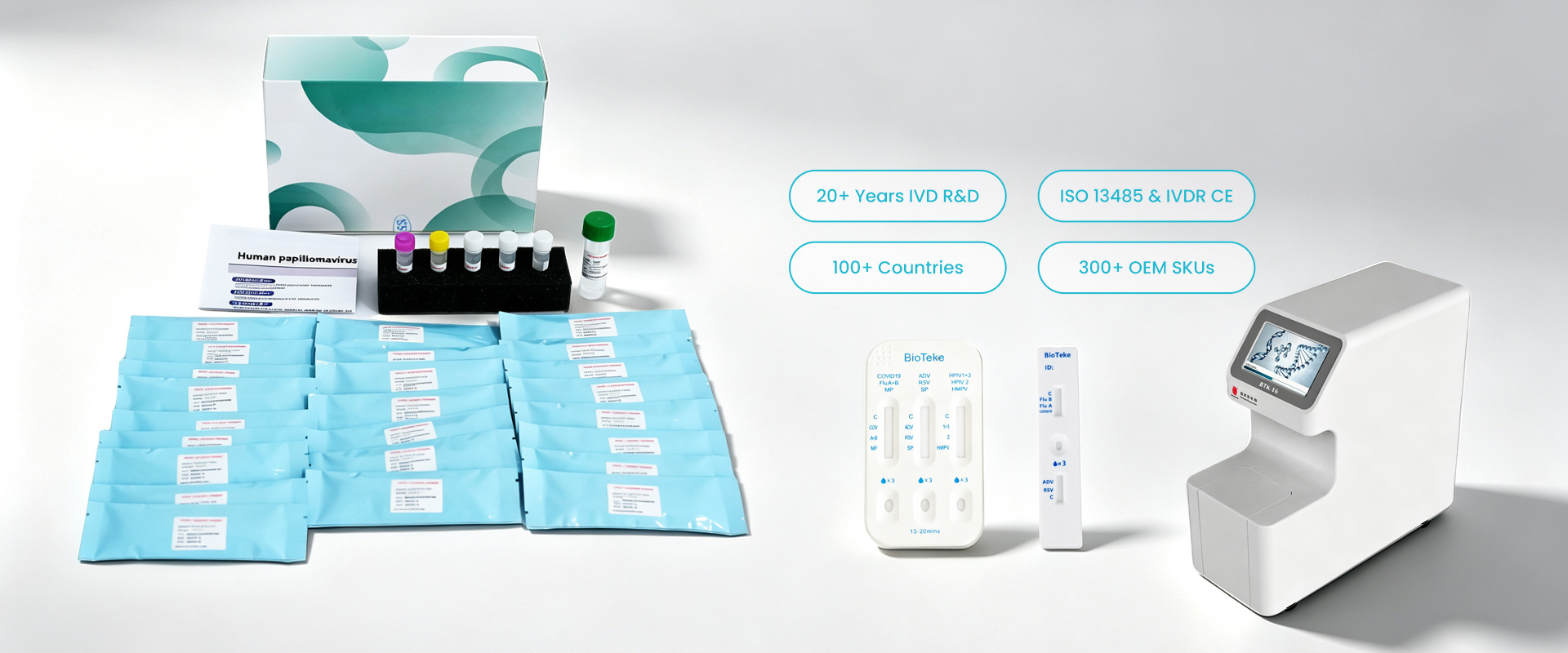 SCALE YOUR DIAGNOSTIC BRAND WITH BIOTEKE'S CERTIFIED OEM 8 DISTRIBUTION NETWORK