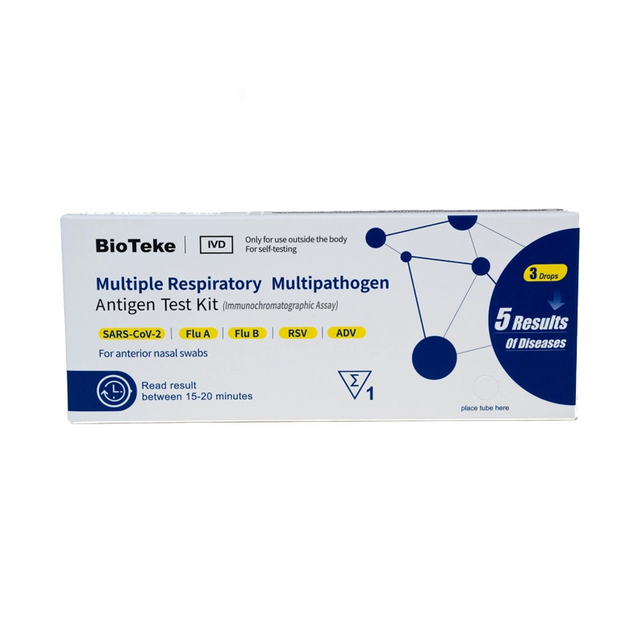 5 In 1 Multiple Respiratory Multipathogen Antigen Test Kit